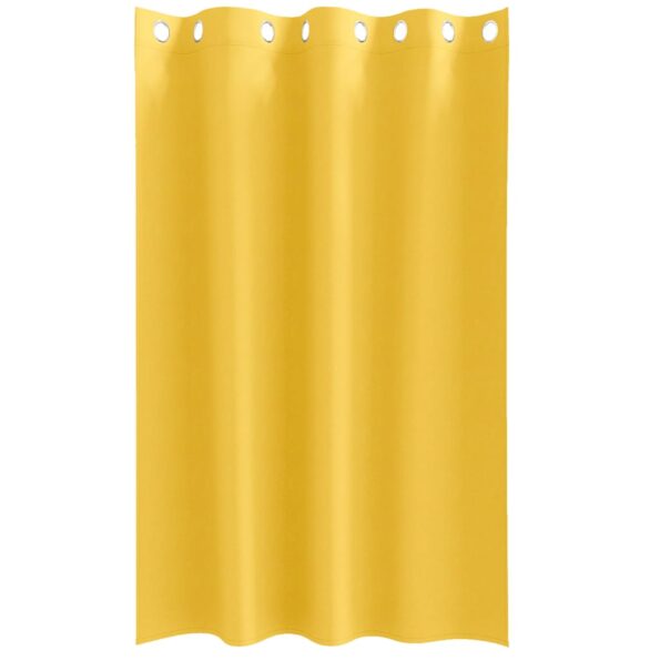 vidaXL Okenice 2 pcs horčicovo žltá 175 x 140 cm Polyester – Obrázok 4