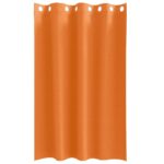 vidaXL Okenice 2 pcs Jasná oranžová 175 x 140 cm Polyester – Obrázok 4