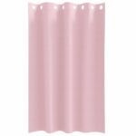 vidaXL Okenice 2 pcs Bábätková ružová 175 x 140 cm Polyester – Obrázok 4