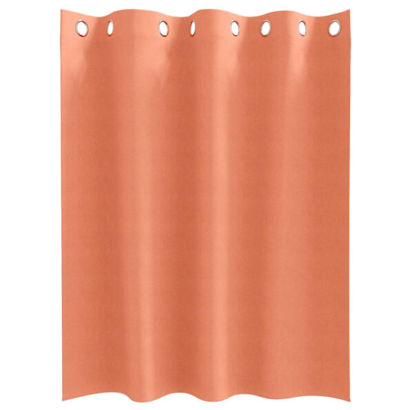 vidaXL Záclony na zatemnenie s krúžkami 2 pcs Tehlová 140 x 140 cm – Obrázok 4