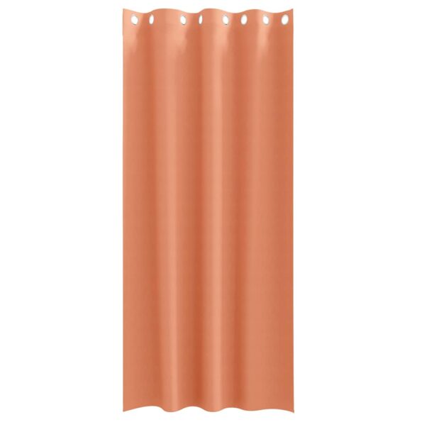 vidaXL Záclony na zatemnenie s krúžkami 2 pcs Tehlová 260 x 140 cm – Obrázok 4