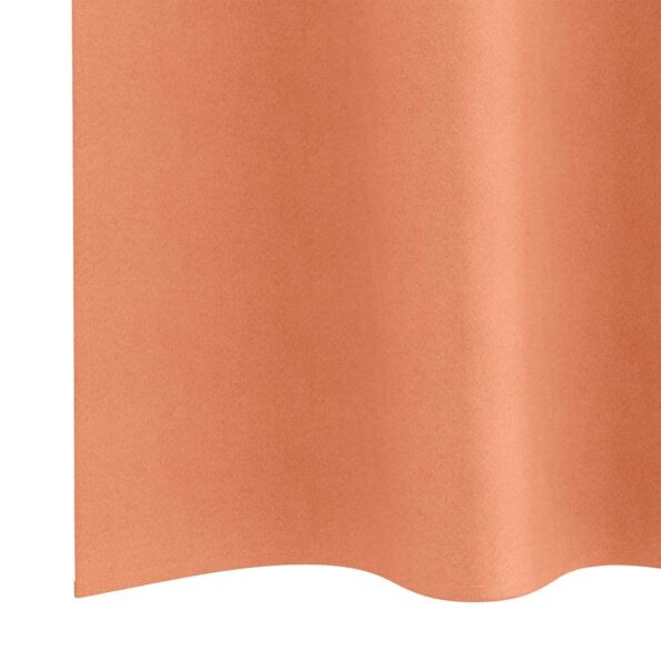 vidaXL Záclony na zatemnenie s krúžkami 2 pcs Tehlová 260 x 140 cm – Obrázok 6