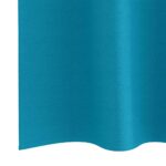vidaXL Záclony na zatemnenie s krúžkami 2 pcs Tyrkysová 245 x 140 cm – Obrázok 6