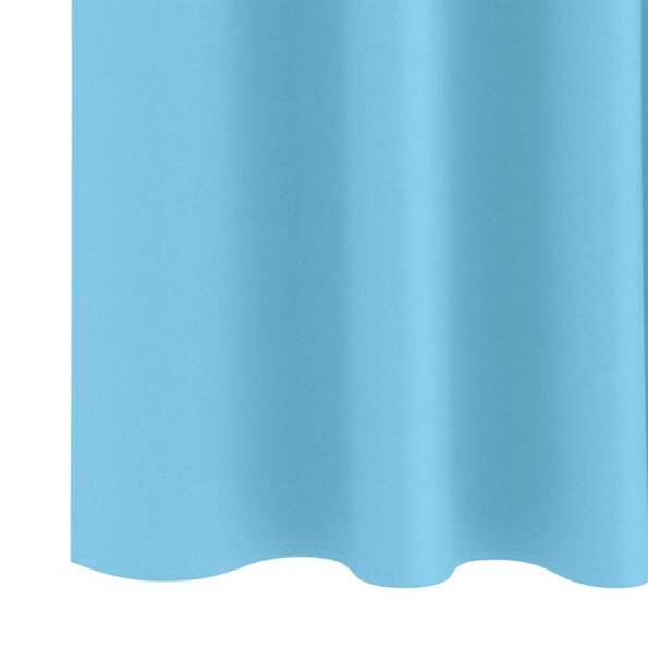 vidaXL Záclony na zatemnenie s krúžkami 2 pcs Svetlomodrá 260 x 140 cm – Obrázok 6