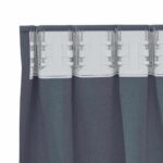 vidaXL Záclony na zatemnenie s krúžkami 2 pcs Antracit 260 x 140 cm – Obrázok 5