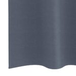 vidaXL Záclony na zatemnenie s krúžkami 2 pcs Antracit 260 x 140 cm – Obrázok 6
