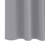 vidaXL Záclony na zatemnenie s krúžkami 2 pcs Svetlosivá 245 x 140 cm – Obrázok 6