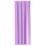 vidaXL Záclony na zatemnenie s krúžkami 2 pcs Fialová 225 x 140 cm – Obrázok 4