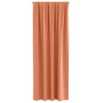 vidaXL Záclony na zatemnenie s krúžkami 2 pcs Tehlová 225 x 140 cm – Obrázok 4