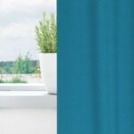 vidaXL Záclony na zatemnenie s krúžkami 2 pcs Tyrkysová 225 x 140 cm – Obrázok 3