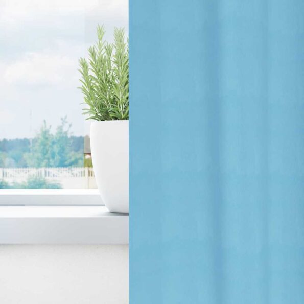 vidaXL Záclony na zatemnenie s krúžkami 2 pcs Svetlomodrá 260 x 140 cm – Obrázok 3