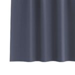 vidaXL Záclony na zatemnenie s krúžkami 2 pcs Antracit 245 x 140 cm – Obrázok 6