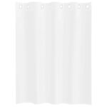 vidaXL Okenice so záclonami 2 pcs Biela 140 x 140 cm Polyester – Obrázok 4