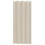 vidaXL Okenice so záclonami 2 pcs Piesok 140 x 260 cm Polyester – Obrázok 4