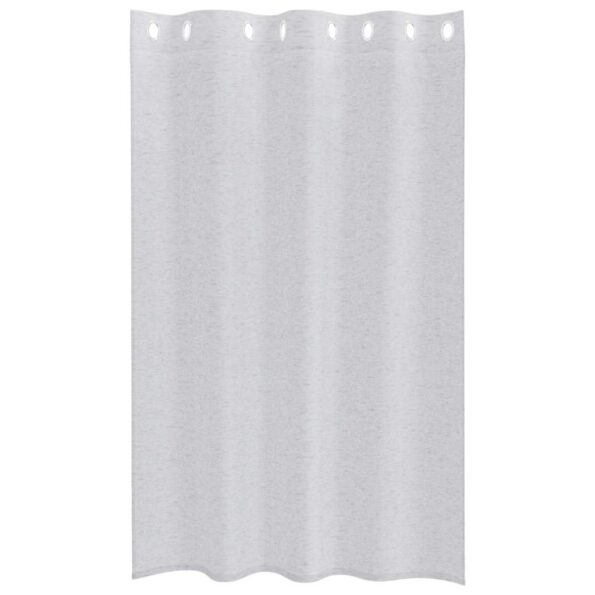 vidaXL Voile záclona 2 pcs Svetlosivá 175 x 140 cm Polyester – Obrázok 4