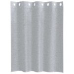 vidaXL Voile záclona 2 pcs Tmavo šedá 140 x 140 cm Polyester – Obrázok 4