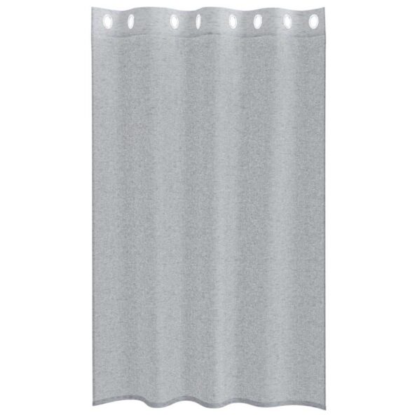 vidaXL Voile záclona 2 pcs Tmavo šedá 175 x 140 cm Polyester – Obrázok 4
