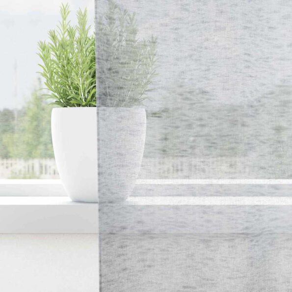 vidaXL Okenice so záclonami 2 pcs Tmavosivá 140 x 225 cm Polyester – Obrázok 3