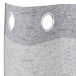 vidaXL Okenice so záclonami 2 pcs Tmavosivá 140 x 225 cm Polyester – Obrázok 5