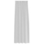vidaXL Voile záclona 2 pcs Svetlosivá 245 x 140 cm Polyester – Obrázok 4