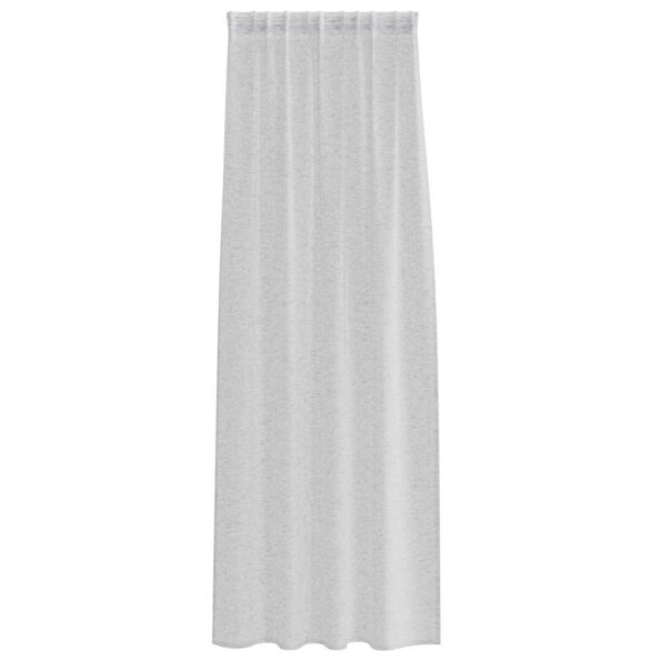 vidaXL Voile záclona 2 pcs Svetlosivá 245 x 140 cm Polyester – Obrázok 4