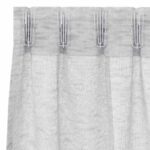 vidaXL Voile záclona 2 pcs Svetlosivá 245 x 140 cm Polyester – Obrázok 5