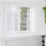 vidaXL Okenice so záclonami 2 pcs Biela 140 x 175 cm Polyester