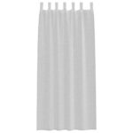 vidaXL Okenice so záclonami 2 pcs Svetlosivá 140 x 225 cm Polyester – Obrázok 4