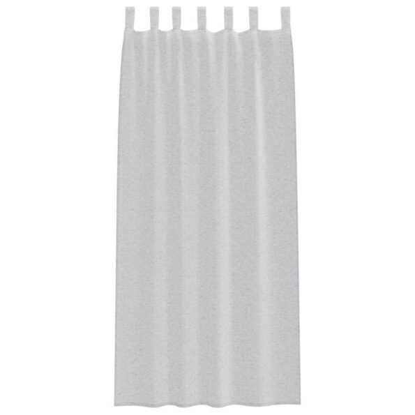 vidaXL Voile záclona 2 pcs Svetlosivá 260 x 140 cm Polyester – Obrázok 4