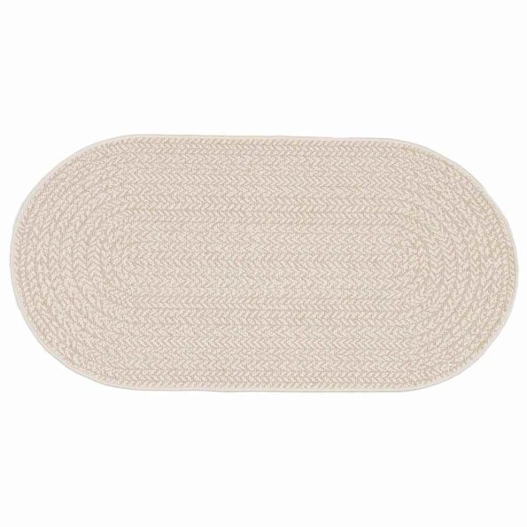 vidaXL Koberec ZIZUR Krémová 150 x 80 cm Polypropylén – Obrázok 2