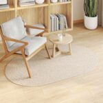 vidaXL Koberec ZIZUR Krémová 150 x 80 cm Polypropylén – Obrázok 3