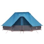 vidaXL Tipi stan so strechou s úložiskom Modrá 680 x 430 x 270 cm taft – Obrázok 11