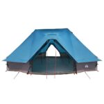 vidaXL Tipi stan so strechou s úložiskom Modrá 680 x 430 x 270 cm taft – Obrázok 4