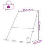 vidaXL Stan odolný voči vode 190 x 150 x 230 cm – Obrázok 12