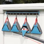 vidaXL Taška na skladovanie Šedá, modrá, červená 24 x 16 x 24 cm