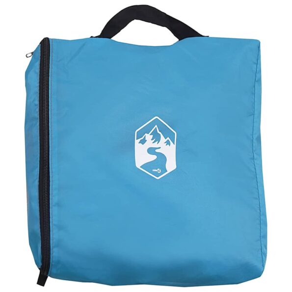 vidaXL Taška na skladovanie Šedá, modrá, červená 24 x 16 x 24 cm – Obrázok 11