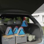 vidaXL Taška na skladovanie Šedá, modrá, červená 24 x 16 x 24 cm – Obrázok 4