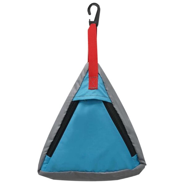 vidaXL Taška na skladovanie Šedá, modrá, červená 24 x 16 x 24 cm – Obrázok 6