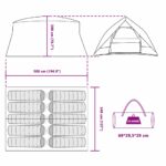 vidaXL Tunelový stan 500 x 348 x 200 cm – Obrázok 10