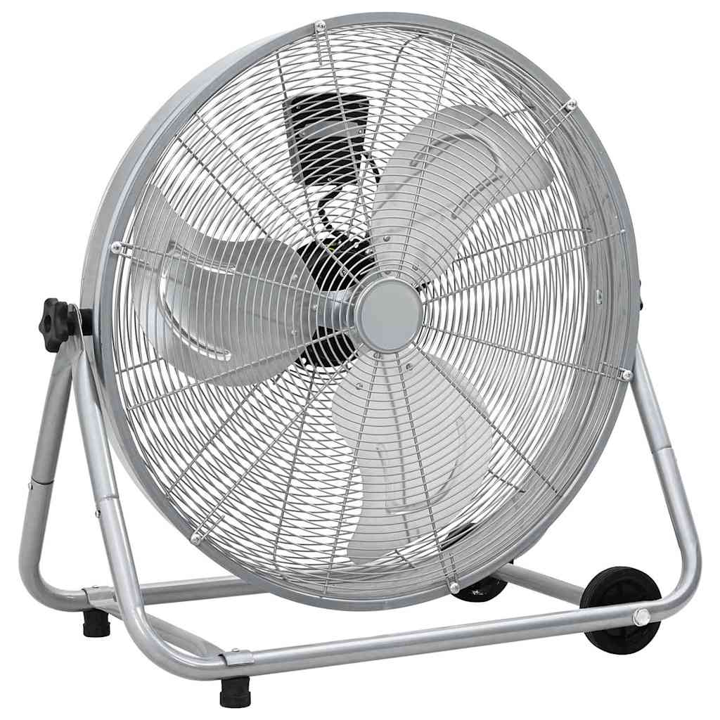 42001423_1.jpg vidaXL Bubnový ventilátor s kolesom Strieborná 73 x 42 x 70 cm Hliník – Obrázok 1