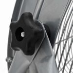 vidaXL Bubnový ventilátor s kolesom Strieborná 73 x 42 x 70 cm Hliník – Obrázok 6