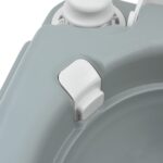 vidaXL kempingová úložná skrinka sivé telo+biely vrch – Obrázok 7