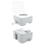 vidaXL Kempingové WC Sivá 41,5 x 36,5 x 42 cm – Obrázok 10