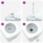 vidaXL Kempingové WC Sivá 41,5 x 36,5 x 42 cm – Obrázok 11