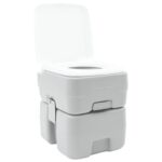 vidaXL Kempingové WC Sivá 41,5 x 36,5 x 42 cm – Obrázok 2