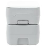 vidaXL Kempingové WC Sivá 41,5 x 36,5 x 42 cm – Obrázok 4
