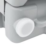 vidaXL Kempingové WC Sivá 41,5 x 36,5 x 42 cm – Obrázok 6