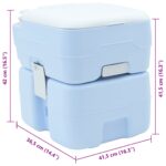 vidaXL Kempingové WC Modrá 41,5 x 36,5 x 42 cm – Obrázok 12