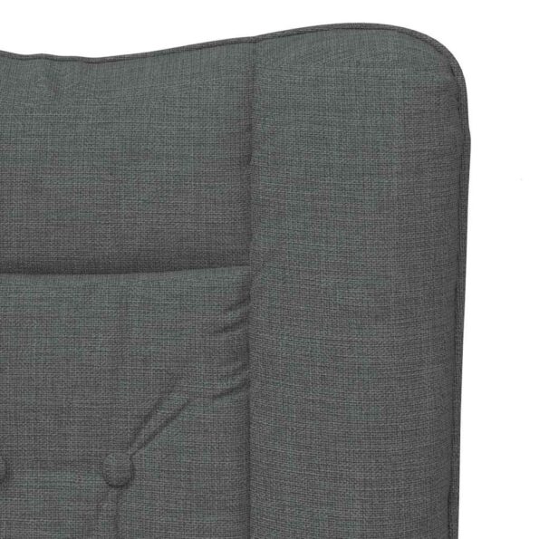 vidaXL kreslo Tmavo šedá 63 x 67 x 94 cm Tkanina a preglejka – Obrázok 7