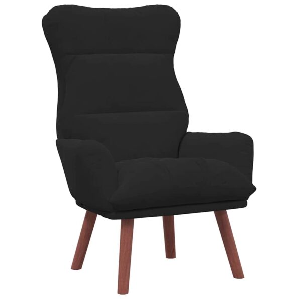 vidaXL kreslo Čierna 69 x 74 x 93 cm Zamat – Obrázok 2
